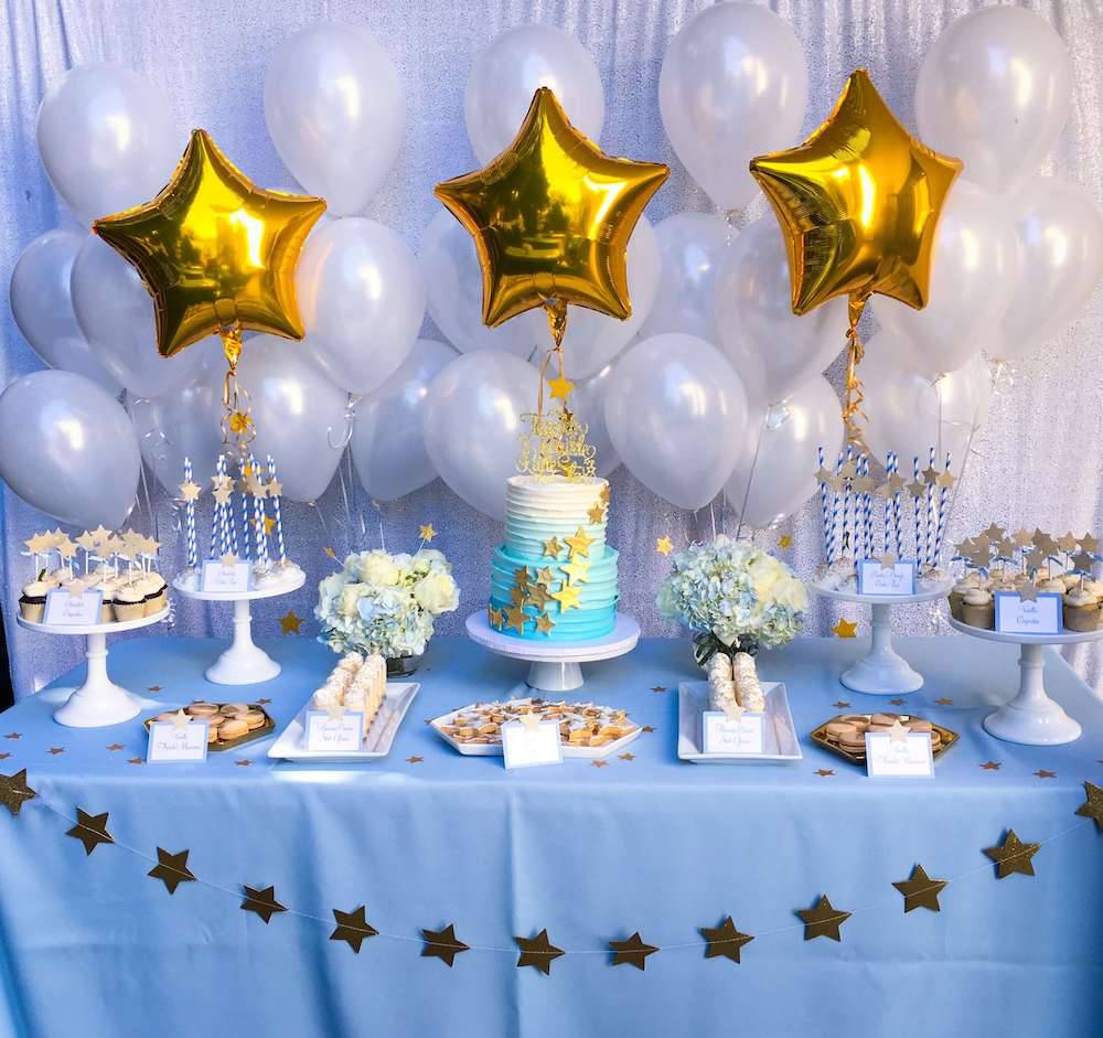 Twinkle Twinkle Little Star Dessert Table 1 - Sweet E's Bake Shop