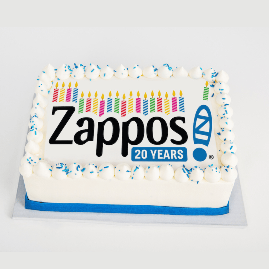 Zappos Logo Cake