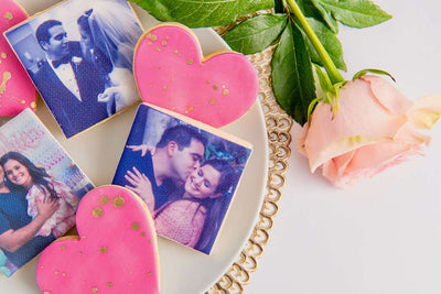 Valentine Custom Photo Cookies - Sweet E's Bake Shop