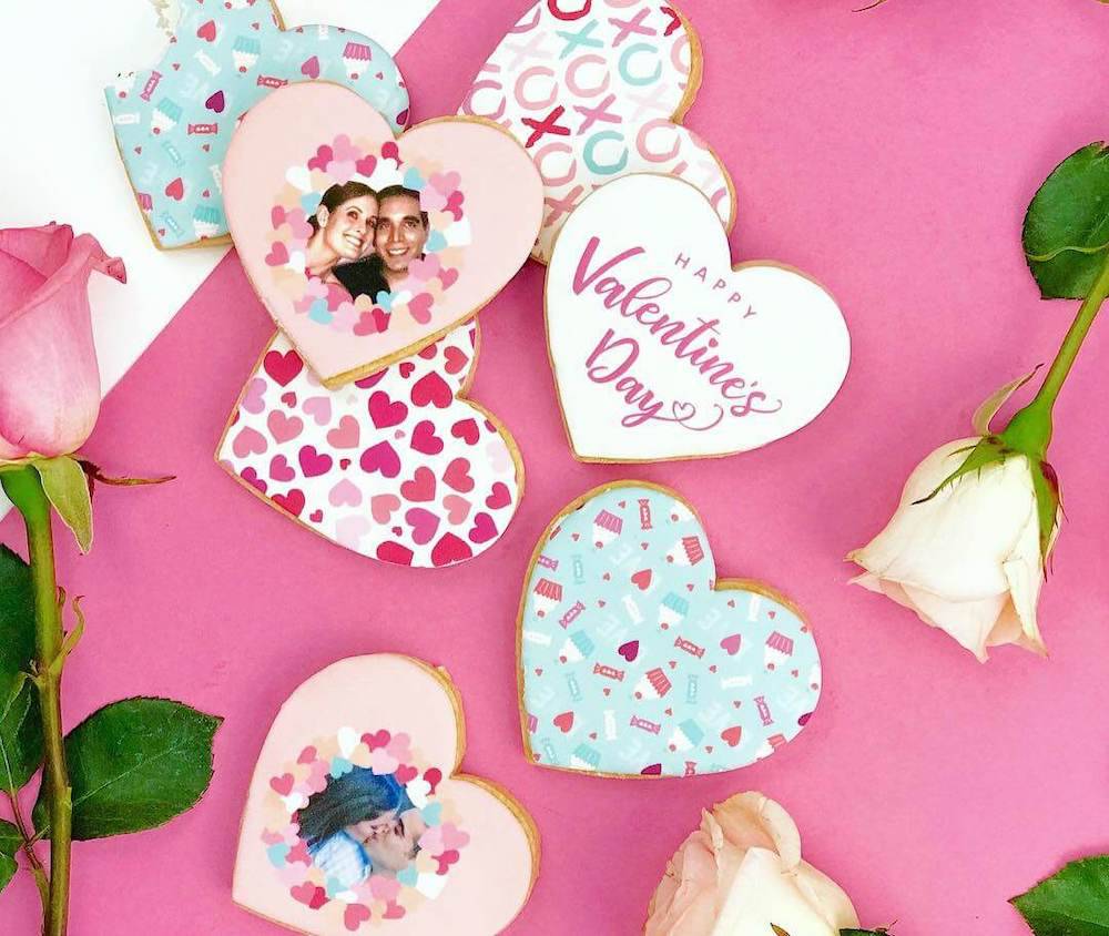Valentine Image Cookies - Sweet E's Bake Shop