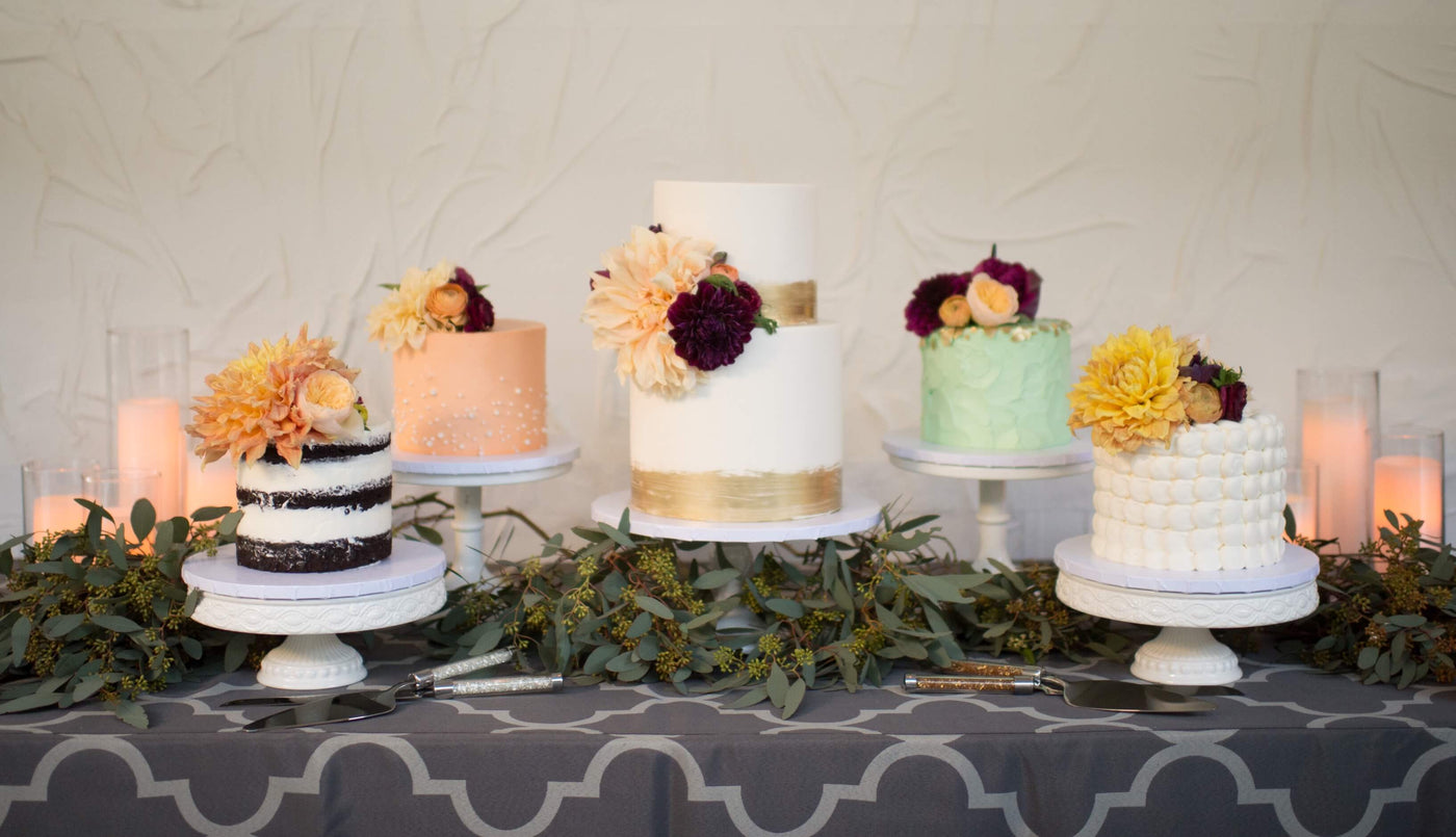 WIPA Wedding Cake Table - Sweet E's Bake Shop
