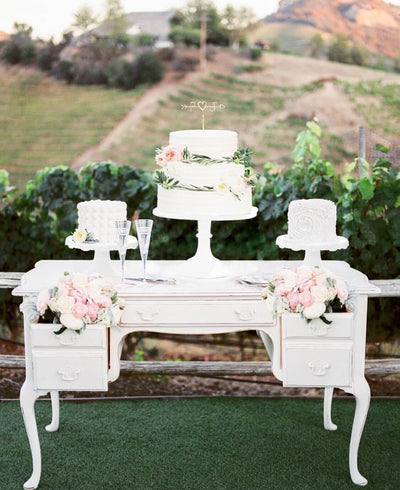 Wedding Cake Table - Sweet E's Bake Shop