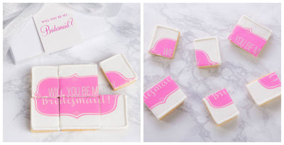 Will You Be My Bridesmaid Cookie Puzzle - Sweet E's Bake Shop