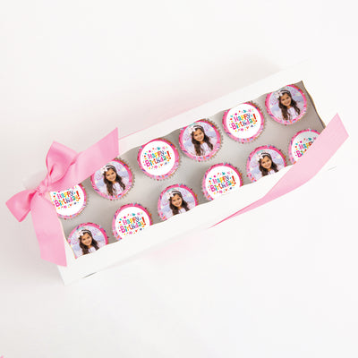 Birthday Girl Cupcakes Gift Box | Upload Your Artwork - Sweet E's Bake Shop