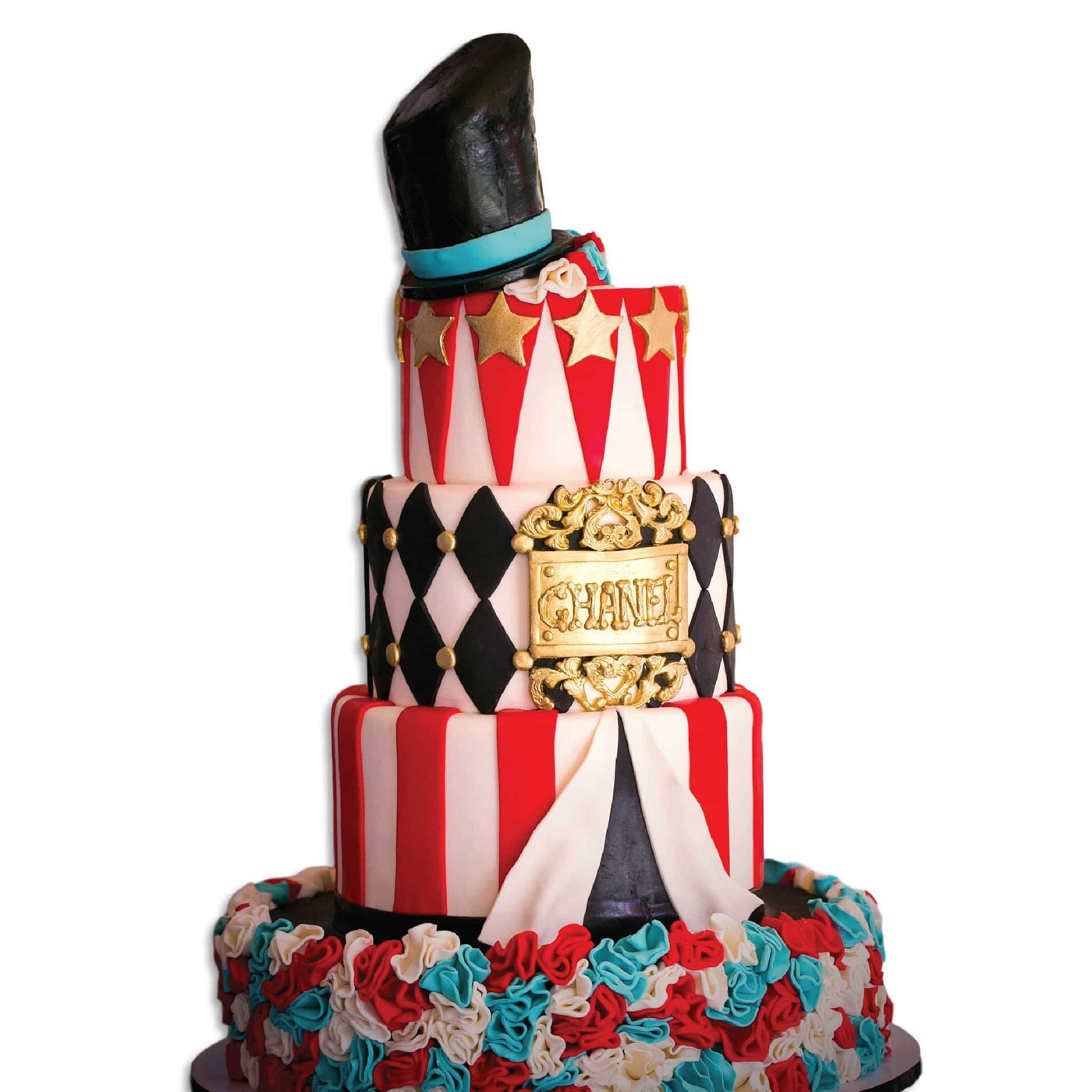 Carnival Circus Tent Cake - Sweet E's Bake Shop - The Cake Shop
