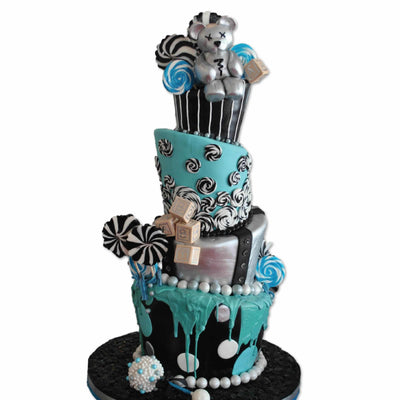 Fergie Baby Shower Cake - Sweet E's Bake Shop - The Cake Shop