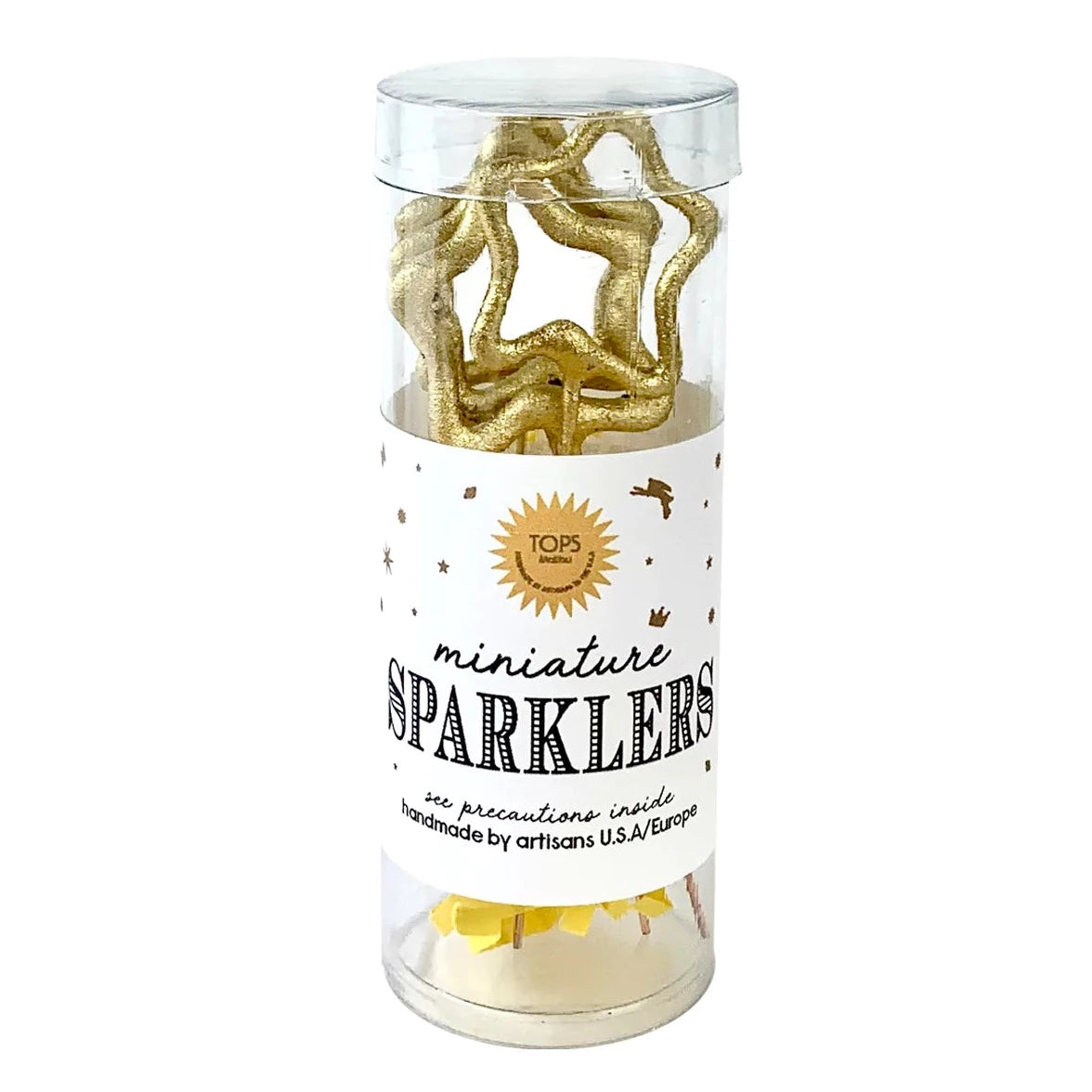 Mini Golden Star Sparklers - Sweet E's Bake Shop